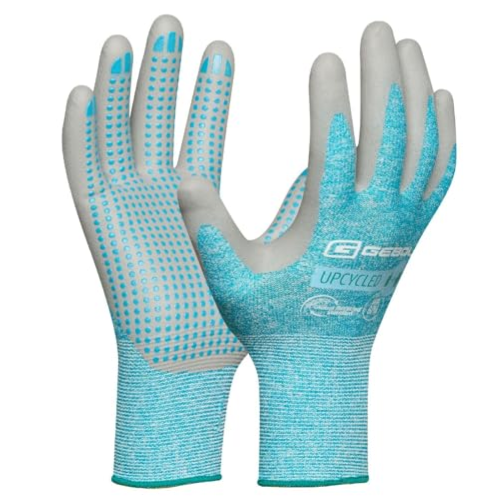 Gebol Upcycled Touch | Taglia S (Gr 7) | Guanti da lavoro sostenibili con funzio