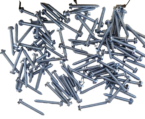 MENGE 800 - NEFCO #8 X 1/12 SECHSKANTSCHEIBE SCHLITZ VERZINKT NEU! - Bild 6 von 6