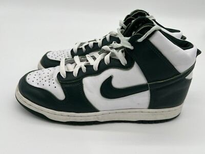 Nike Dunk Men s Size 9 High Top SP Spartan Green White Michigan State CZ8149-100