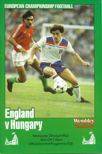 ENGLAND HOME PROGRAMAS INTERNACIONALES DE FÚTBOL 1980 A 1985 ~ TÚ ELIGES CUÁL - Imagen 17 de 24