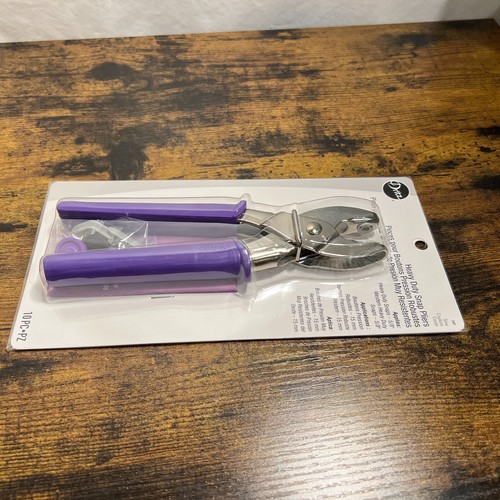Dritz Heavy Duty Snap Pliers 5/8" snaps Item # 24P New in Package purple western - Picture 5 of 8