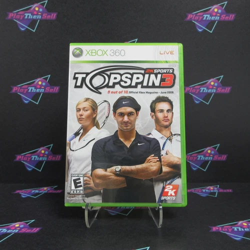 Top Spin 3 Xbox 360 - Complete CIB