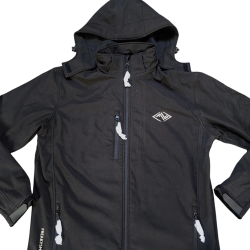 Freakyshop Softshell Jacke Ausgefallen Evolution Alien Gr XL Glow in The Dark - Bild 2 von 4