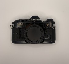 Canon AE-1 Program 35mm Film SLR Manual Focus Camera Body, Black BGN