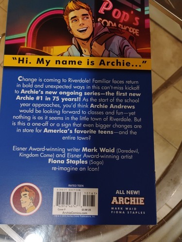 Archie #1 (Ramon Perez Cover P) & #2 (Vol.2 2015) Mark Waid / Fiona Staples - Picture 12 of 24