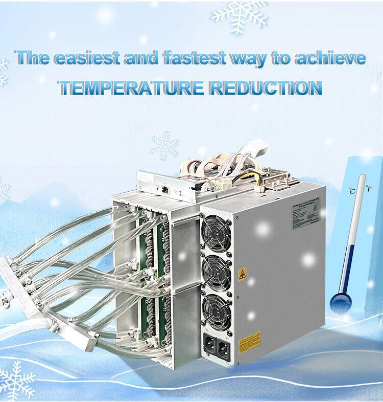 Avalon A1246 93T/90t/85t/81t Bitcoin Miner Heat Sink Water Cooling Plate Kit Set - Image 3 of 4