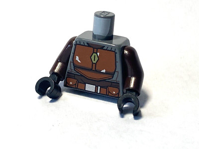 LEGO Star Wars Teil - MANDALORIANISCHER TORSO dunkelgrau aus 75267 Teil 6288426