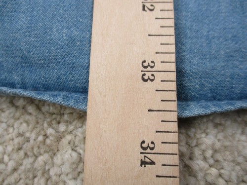 VINTAGE Roper Shirt Adult 2XL XXL Blue Denim Button Up Western Cowboy Mens USA - Picture 16 of 16