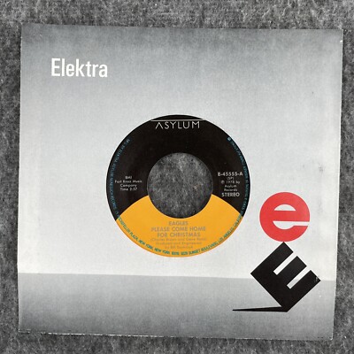 EAGLES Please Come Home For Christmas / Funky New Year 45 Asylum E-4555 UNPLAYED