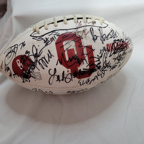 2006 OU Football Team signierter Ball 50+ Autos Adrian Peterson Bob Stoops - Bild 24 von 24