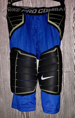 NIKE Pro Hyperstrong De Tech Padded Royal Blue Basketball Shorts NEW Mens L