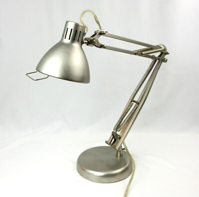 Portable Luminaire Metal Swing Arm Table Desk Lamp Task Light Needs JCD Bulb