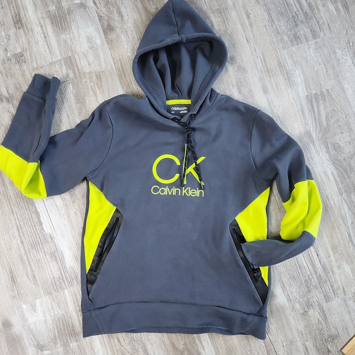 Calvin klein neon sweatshirt new arrivals