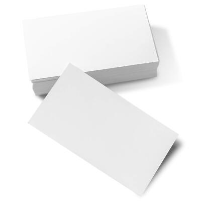 3.5 x 2'' Blank Business, Flash Cards - Heavyweight 80lb Cover Stock - 500 Cards