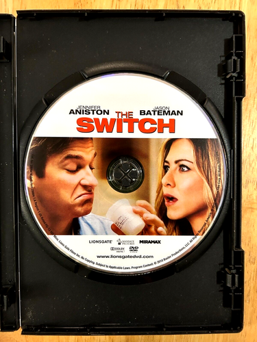 The Switch (DVD 2010 VG) Jennifer Aniston, Jason Bateman, Patrick Wilson - Picture 3 of 3