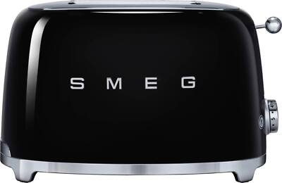 Smeg TSF01BLEU Schwarz Toaster neu ovp