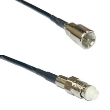 RG174 FME MALE to FME FEMALE Coax RF Cable USA-Ship Lot