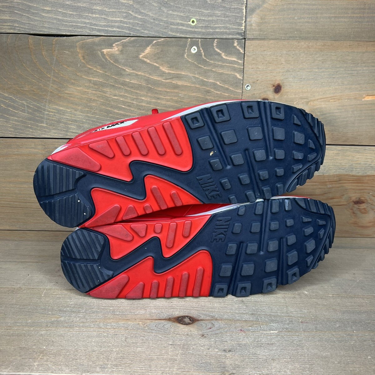 Nike Air Max Leather USA Sport Red White Black 309299-602‎ Men\'s 13 US Nike Air Max Leather USA Sport Red White Black 309299-602  main image 3