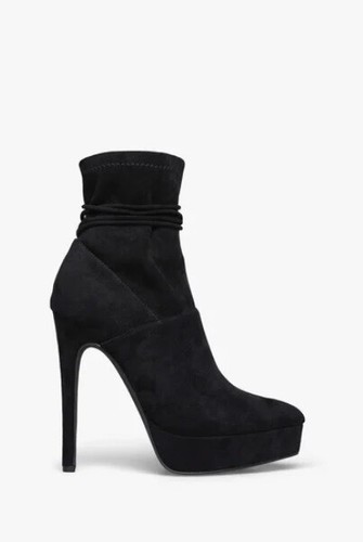 Brand New black Suede ankle boots Nakisha by Shoedazzle. Size 9.5 - Picture 3 of 11