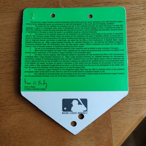 1997 American Division Series Photo Pass. New York. MLB. - Bild 2 von 2