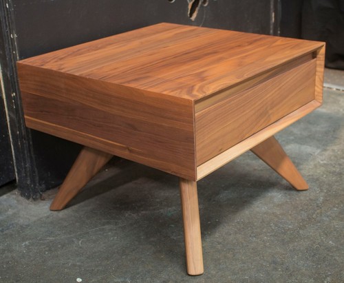 Copenhagen – 600mm Lamp Table – Solid American Walnut Timber - Picture 4 of 6