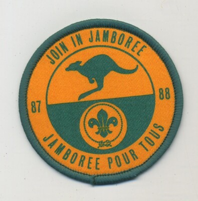 Join in Jamboree 1987 - 1988 Vintage Pfadfinder Aufnäher C43