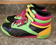 Reebok Classic Freestyle Hi Strap Sneakers Women s Sz 5