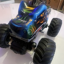 Battery Operated Dinosaur Monster Truck Toy Vehicle Blue/Black "Strong" "Power"