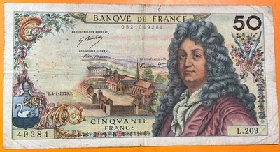 50 francs Racine 1973 L.209 49284 TB type 1962 - Photo 1/2
