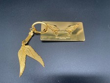 Gold Tone Metal Robins Jeans Angel Wings Keyc...
