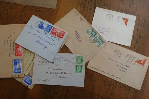 GB JERSEY KGVI Collection of COVERS inc First Day and BI-SECTS