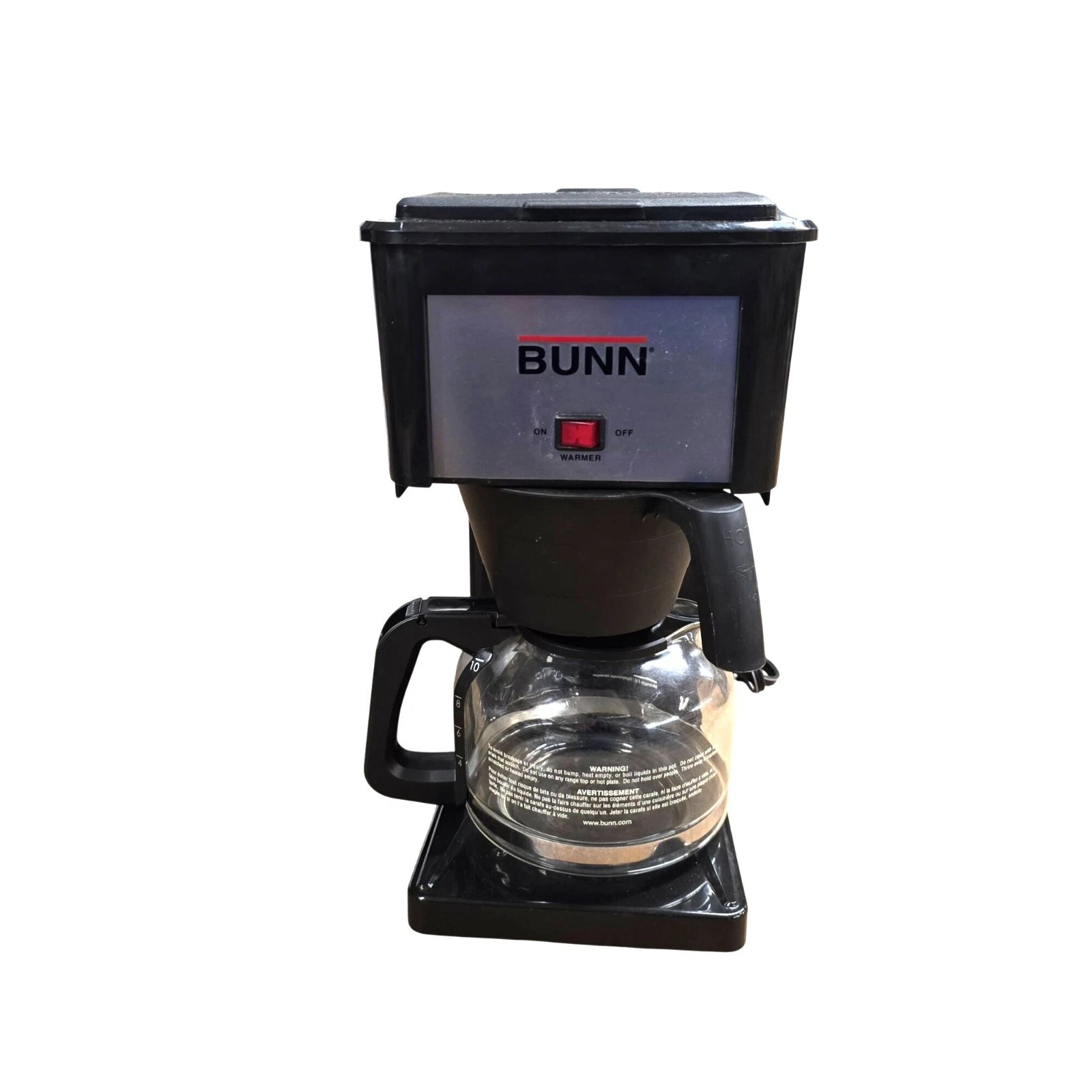 Bunn 10-Cup Coffee Maker With Glass Carafe - Black GRX-B