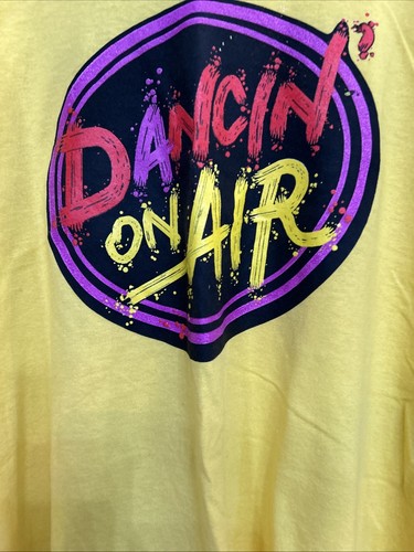 Vintage Yellow Dancin On Air Shirt Xl Jerzees Brand New Old Stock - Picture 2 of 8