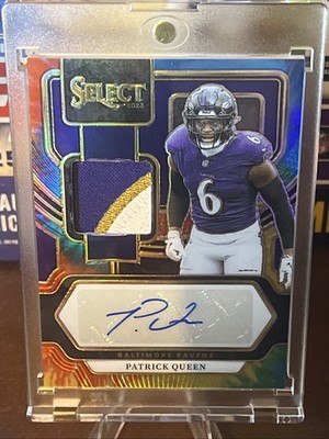 2023 Panini Select - Signature Memorabilia Patrick Queen #SM-PQ Tie Die /25 Auto