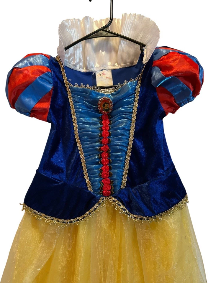 Disney Princess Snow White Costume Dress Girls Size Small 5/6 Halloween Cosplay - Image 4 of 4
