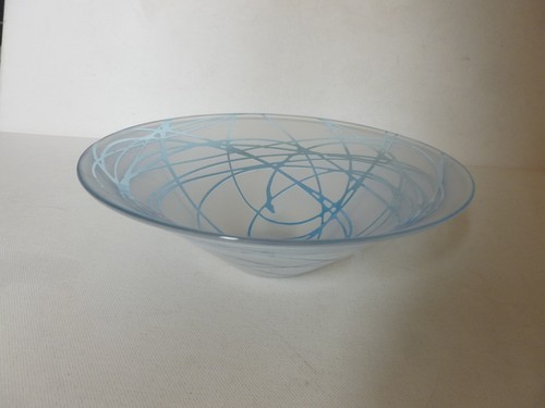 LOUISE HAWKINS Loco Glass HECHO A MANO ARTE CUENCO DE VIDRIO - Imagen 8 de 8