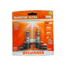 Sylvania 9006 Silverstar Ultra Halogen Headlight Bulbs 2 Pack - Factory Sealed