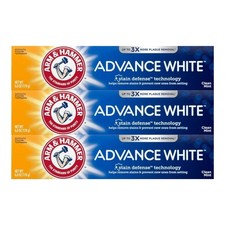 Arm & Hammer Advance White Clean Mint Toothpaste, 6.0oz (170g) (Pack of 3) 1.28 per gallon