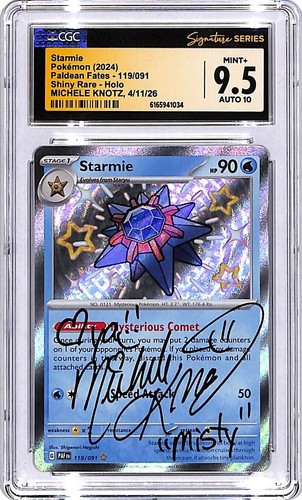 Starmie graded CGC 9.5 for sale on eBay