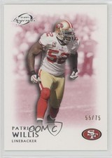 2011 Topps Gridiron Legends Red 55/75 Patrick Willis #163 HOF g7c