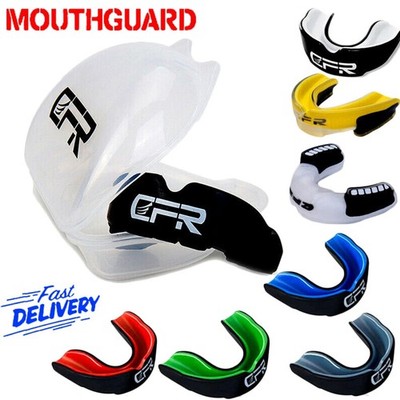 Mouth Guard Teeth Gum Shield Boxing MMA Grinding Sports Rugby Gel Mouth Piece US