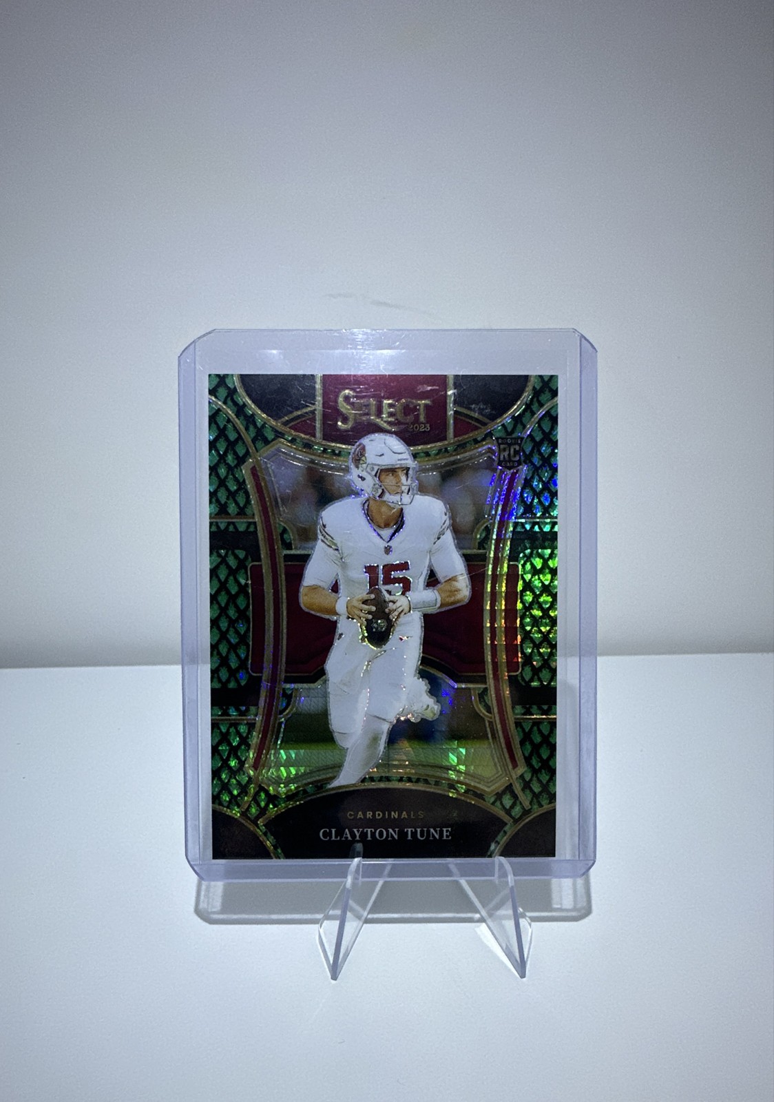 2023 Panini Select - Suite Level Clayton Tune #402 Dragon Scale Prizm /70 (RC)