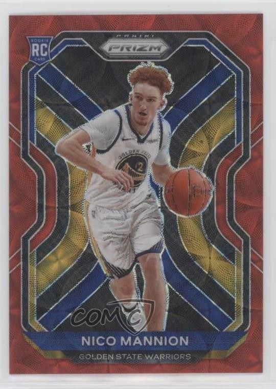 2020-21 Panini Prizm Choice Red Prizm 32/88 Nico Mannion #293 7m3