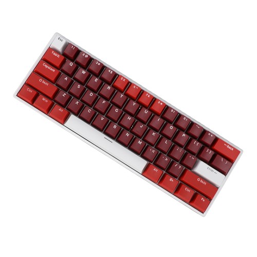 61 Key Mechanical Keyboard Red Switch 60% Layout USB C Wired RGB Backlit Erg RMM - Picture 8 of 12