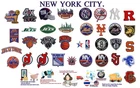New York Knicks, Giants and Sports Embroidery Patches ,iron,sewing On Clothes