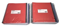 Lot of 6 Oxford Spiral Notebooks College Ruled Assorted Colors 150 Sheets