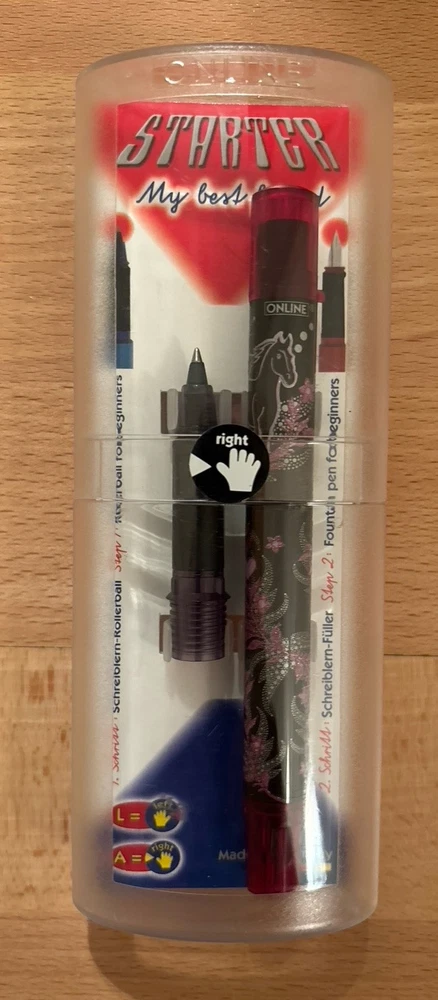 Online, Starter, Rechtshänder, Schlüsselanhänger, Schreiblernfüller