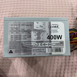 400 Watt ATX PC Netzteil System Coba ADK-B400 80+