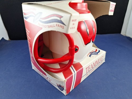 Vtg Wisconsin Badgers Helmet Mug New In Package - Picture 3 of 4