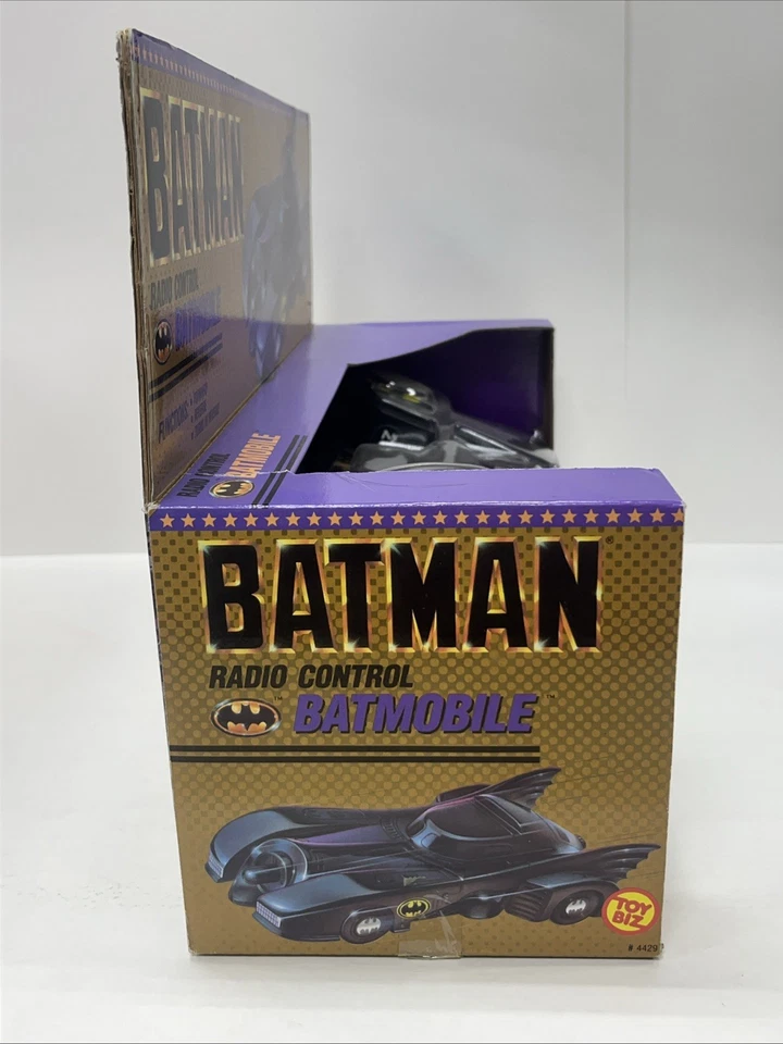 1989 年老式蝙蝠侠无线电控制蝙蝠侠 #429 ToyBiz Biz 全新带盒 - FWD、REV、TURN — 第 2/4 张图片